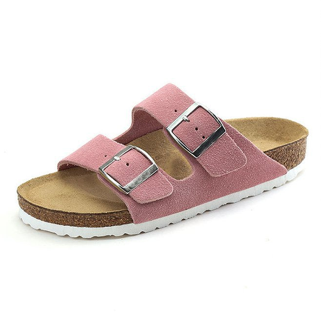 Retro Belt Buckle Sandals