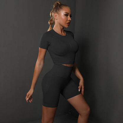 Summer Seamless Two Piece Active Set