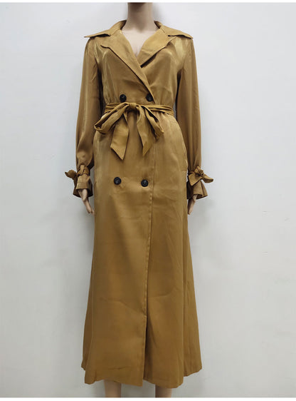 Thin Niche Celebrity Trench Coat