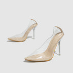Crystal Pointed-Toe Stiletto Heel