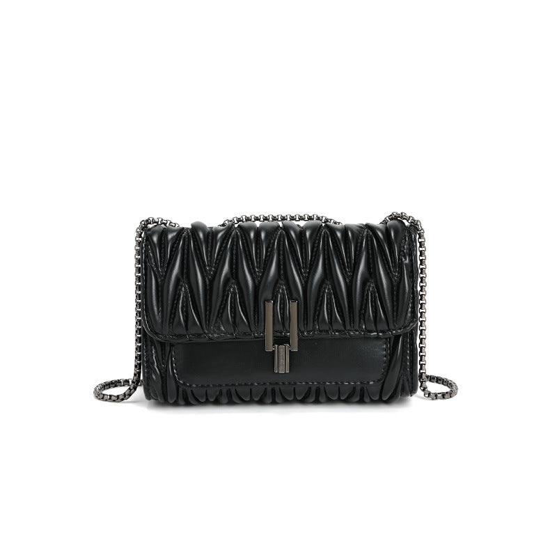 Wild Chic Lock Shoulder Bag