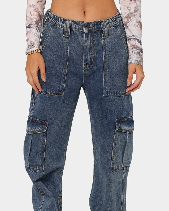 Cargo Wide Leg Jeans