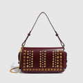 Retro Tassel Rivet Crossbody Bag