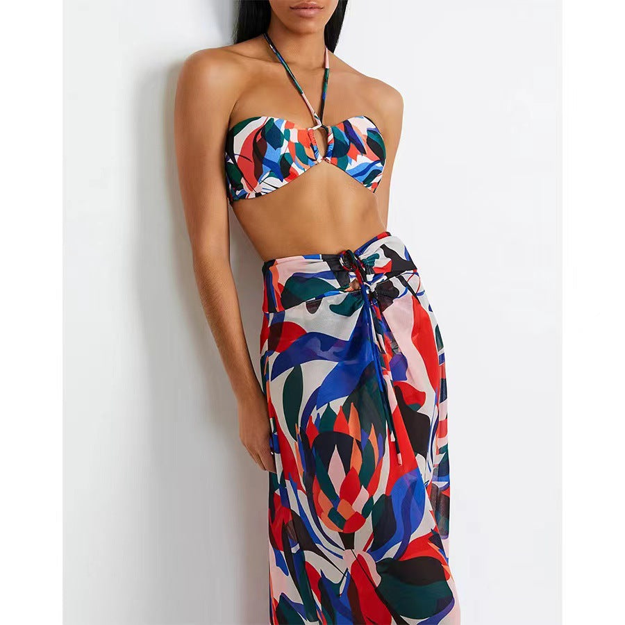 Halter High Waist Sexy Bikini Swimwear Set