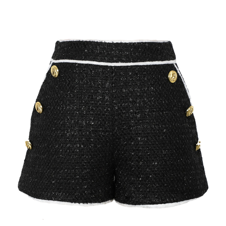 High End Tweed Business Shorts