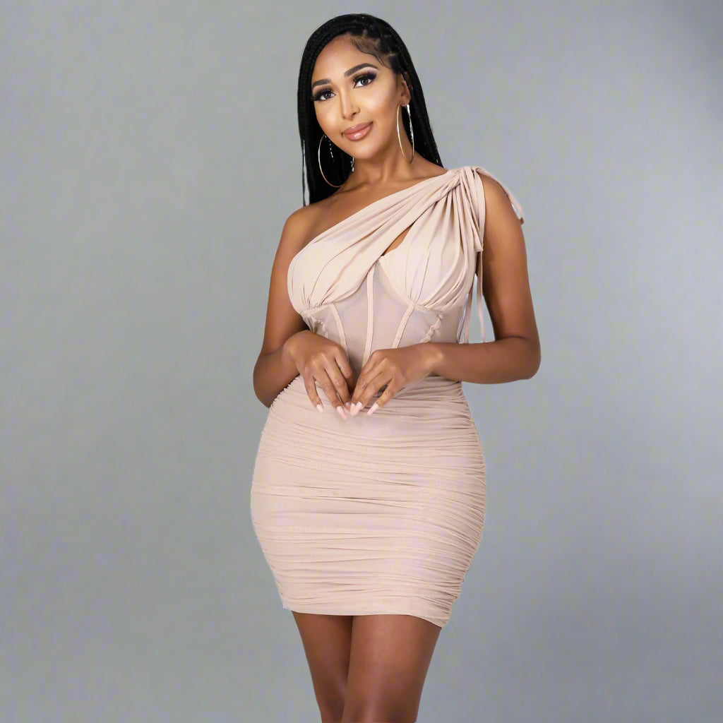 Sheer Girdle Dress