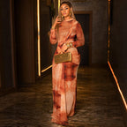Asymmetric Lace Bodycon Maxi Dress