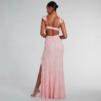 Sequined All Matching Maxi Dress