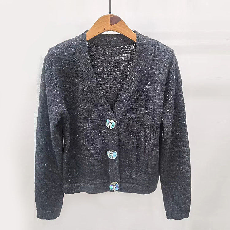 Classic Single Breasted Knitted Cardigan