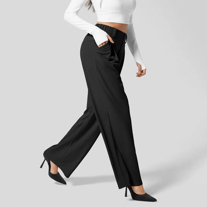 Pleated Slim Loose Work Pant