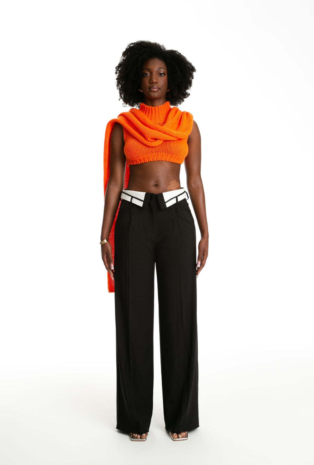 Retro Draping Work Pant
