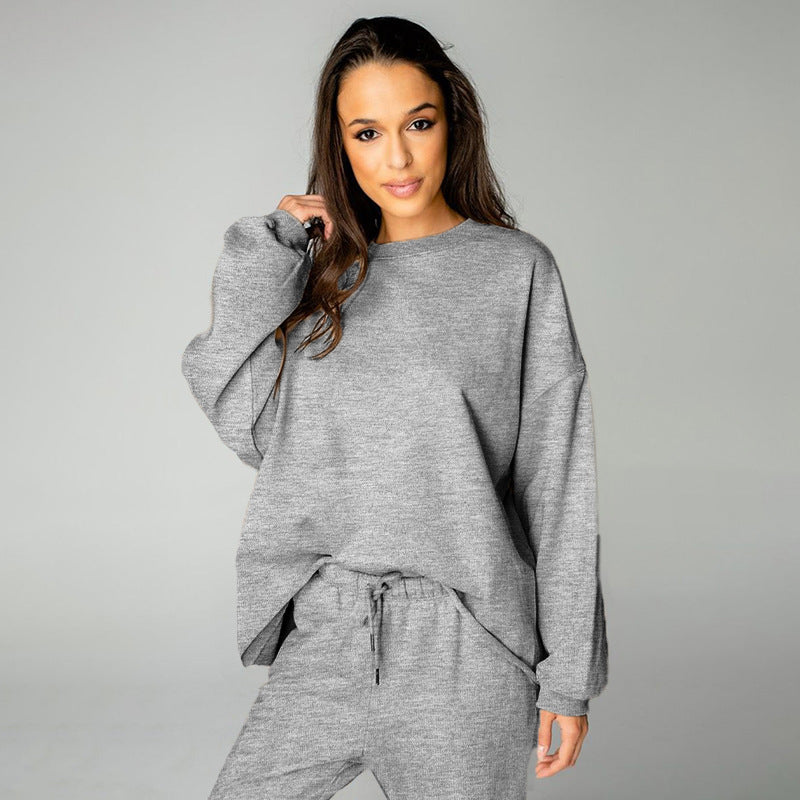Casual Fleece Loungewear Set