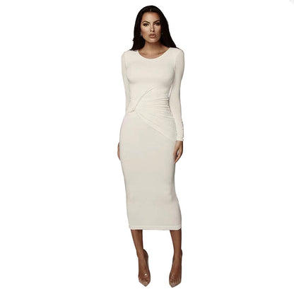 Sheath Mid-Length Slimming Dress