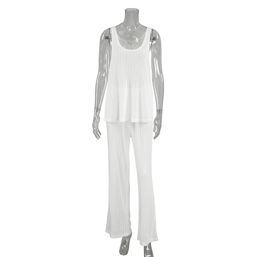 Stripe Knitted Pajamas