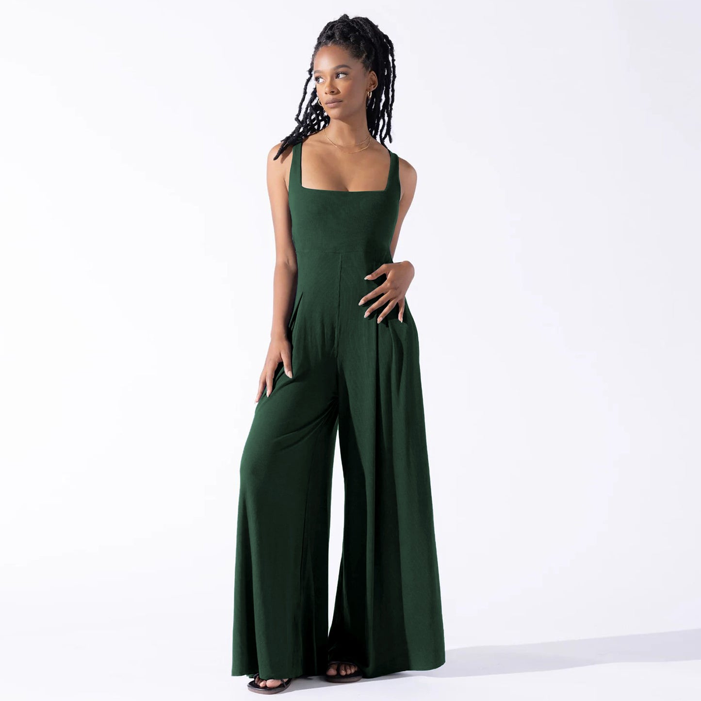 Loose Wide Leg Jumpsuit