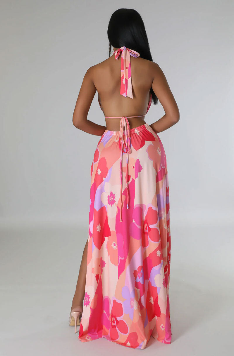 Floral French Summer Dress