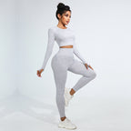 Long Sleeve Sports Top & Leggings