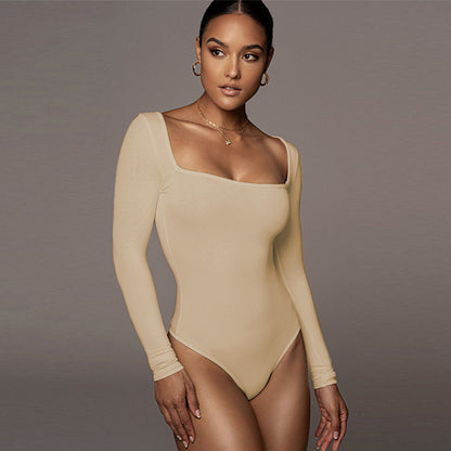 Square-Neck Bodysuit