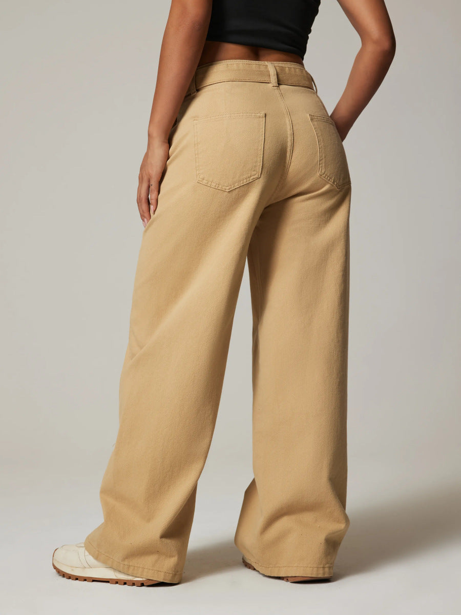 Casual Straight Leg Pants
