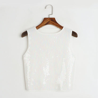 Sequined Knitted Camisole