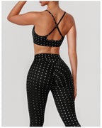 Polka Dot Fitness Two Piece Sets
