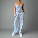Corset Denim Suit