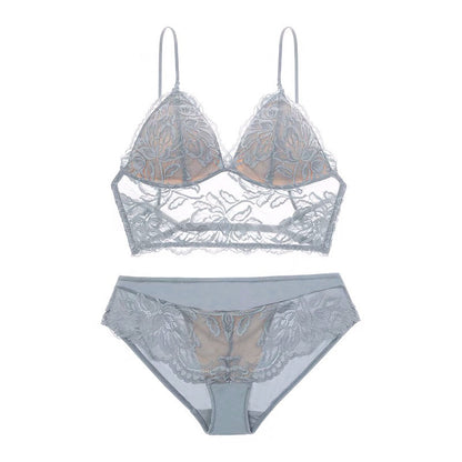 Wireless Spaghetti Strap Bra & Panties Sets