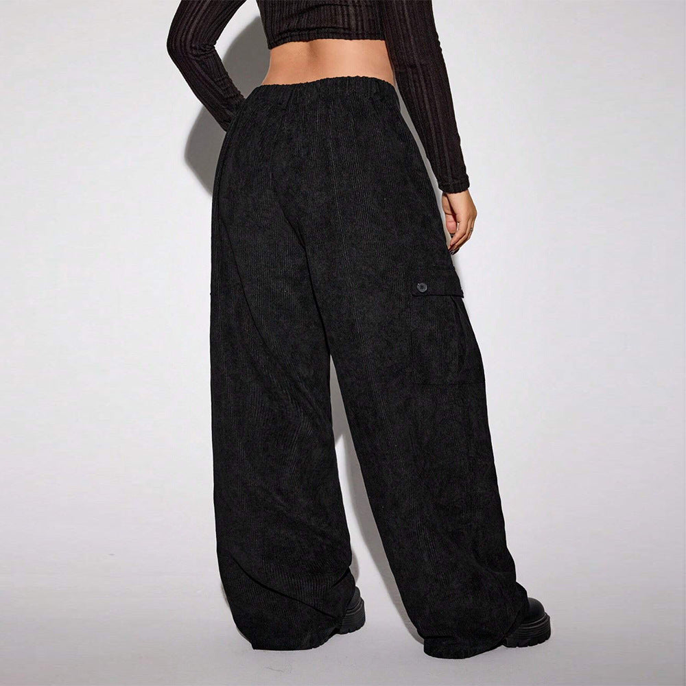 Curve Workwear Wide Leg Cargo Jeans