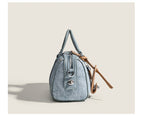 South Chio 2nd Platinum Blue Pillow Bag