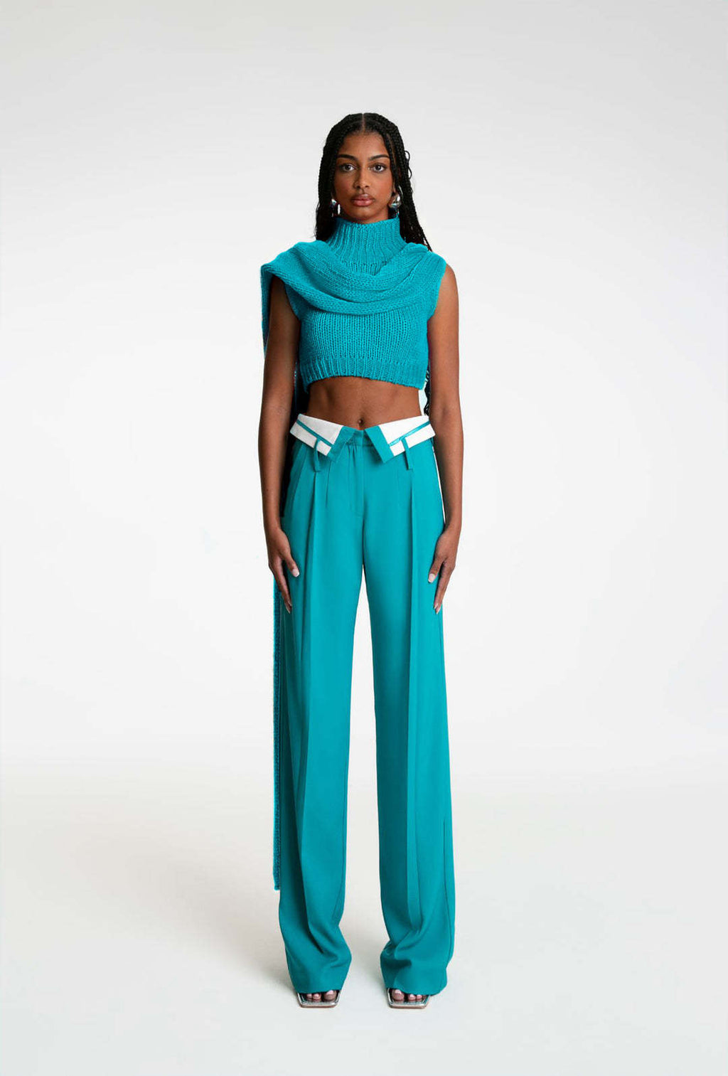 Retro Draping Work Pant