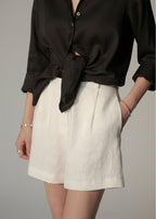 Cotton Linen Shorts