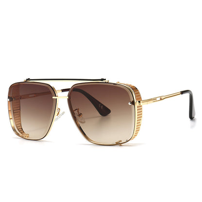 Modern Retro Square Frame Sunglasses