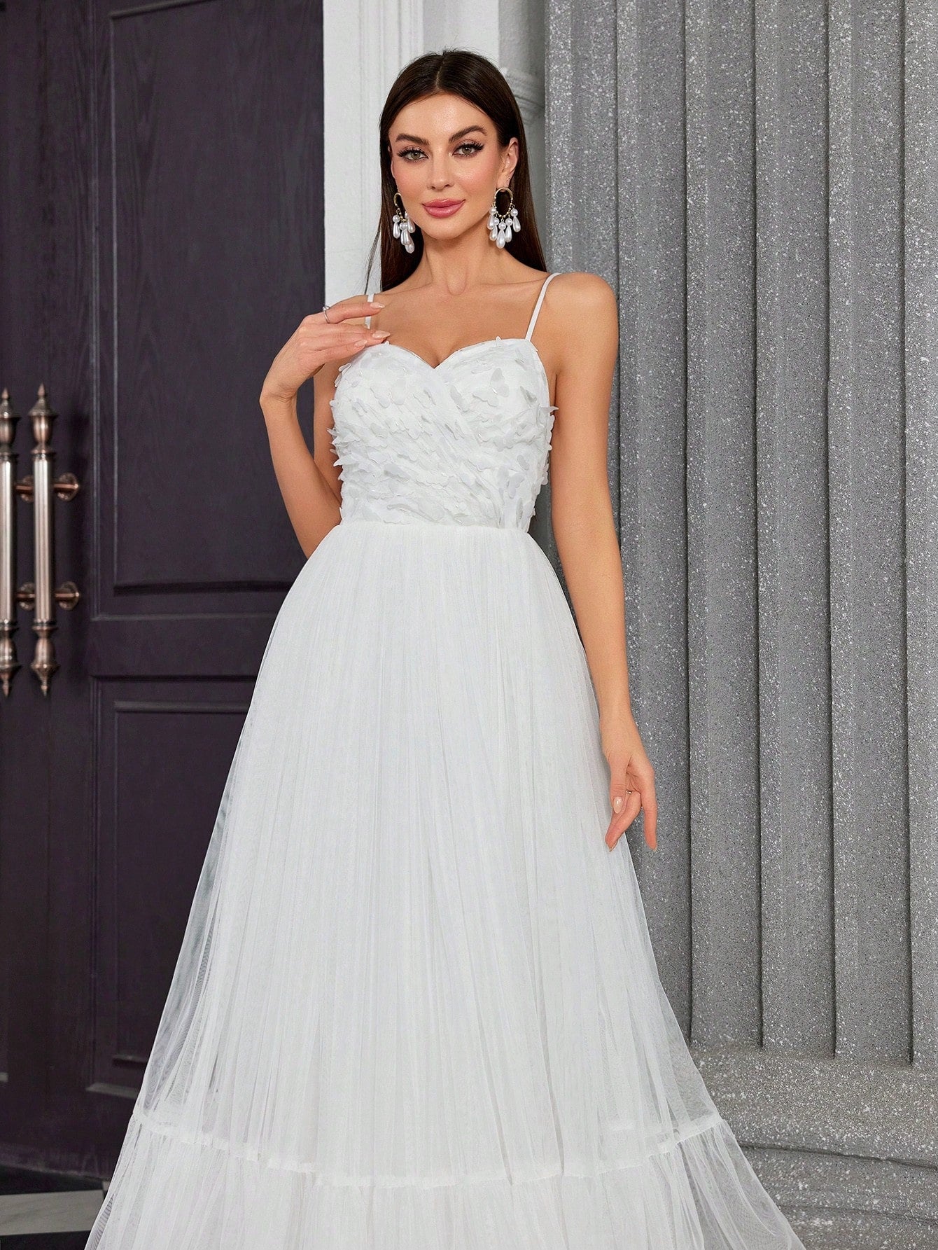 White Light Wedding Dress