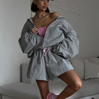 Sprint Zip Jacket Shorts Set