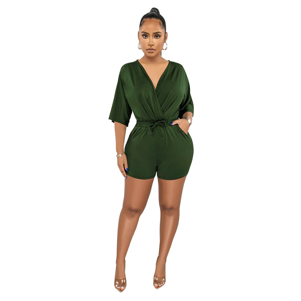 Fitted Waist Romper