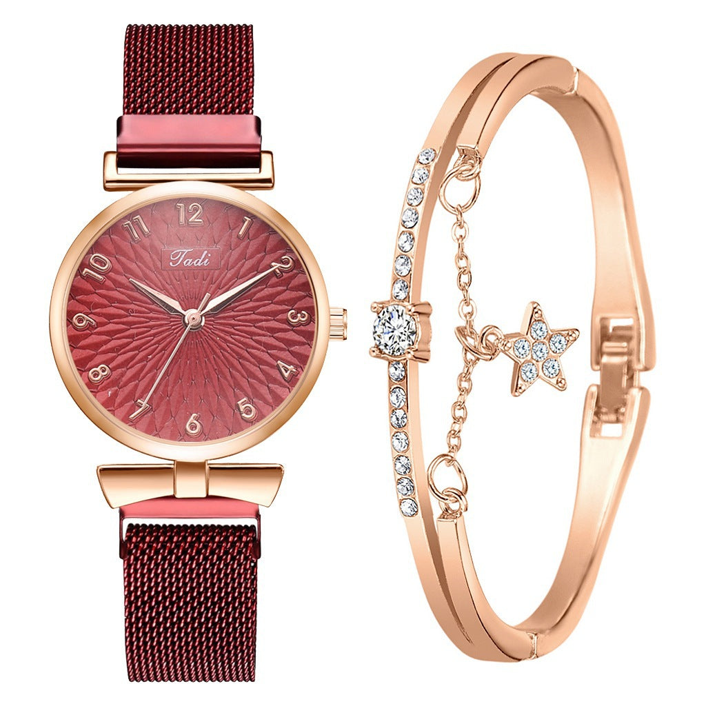 Ladies Bracelet Quartz Watch Set