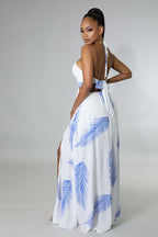 Summer French Floral Dress