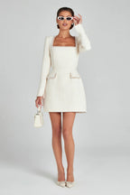 Elegant Slim Long Beaded Classic Dress