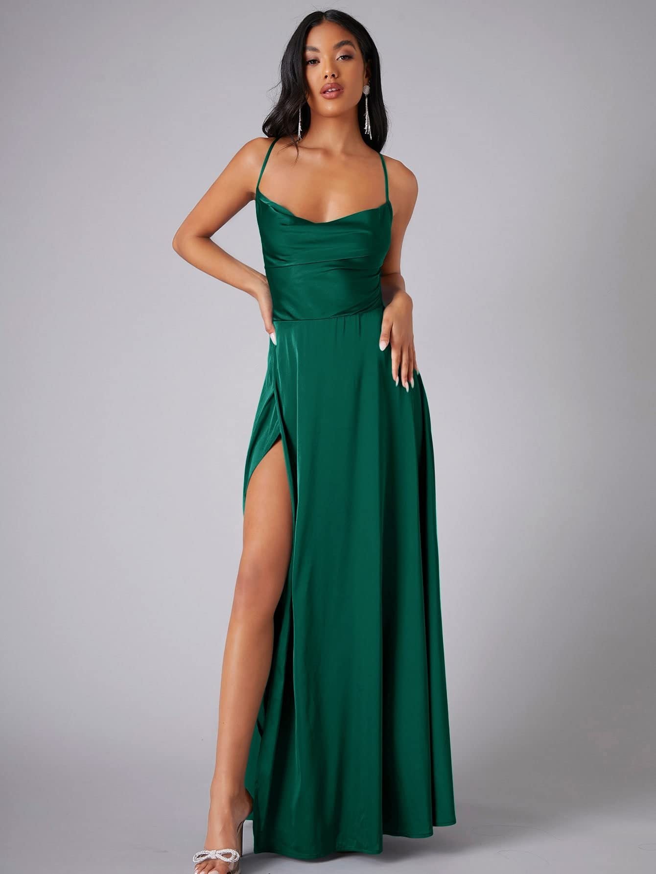 Sexy Slim Fit Backless Formal Dress