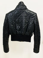 Goods Star Locomotive Plaid Style Leather Jacket