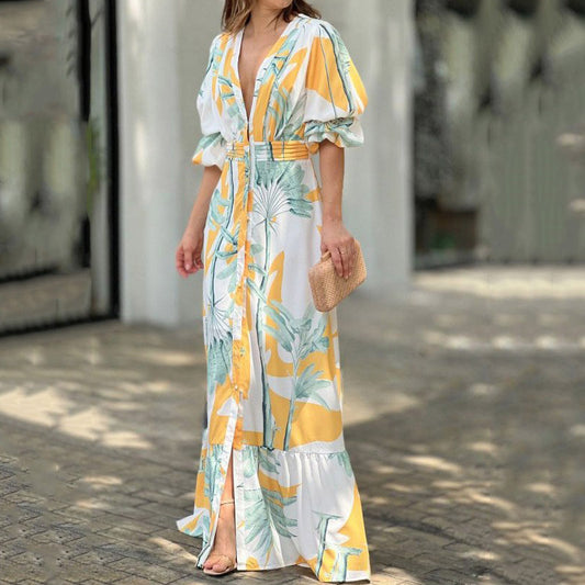 Sunny Yellow Maxi Dress