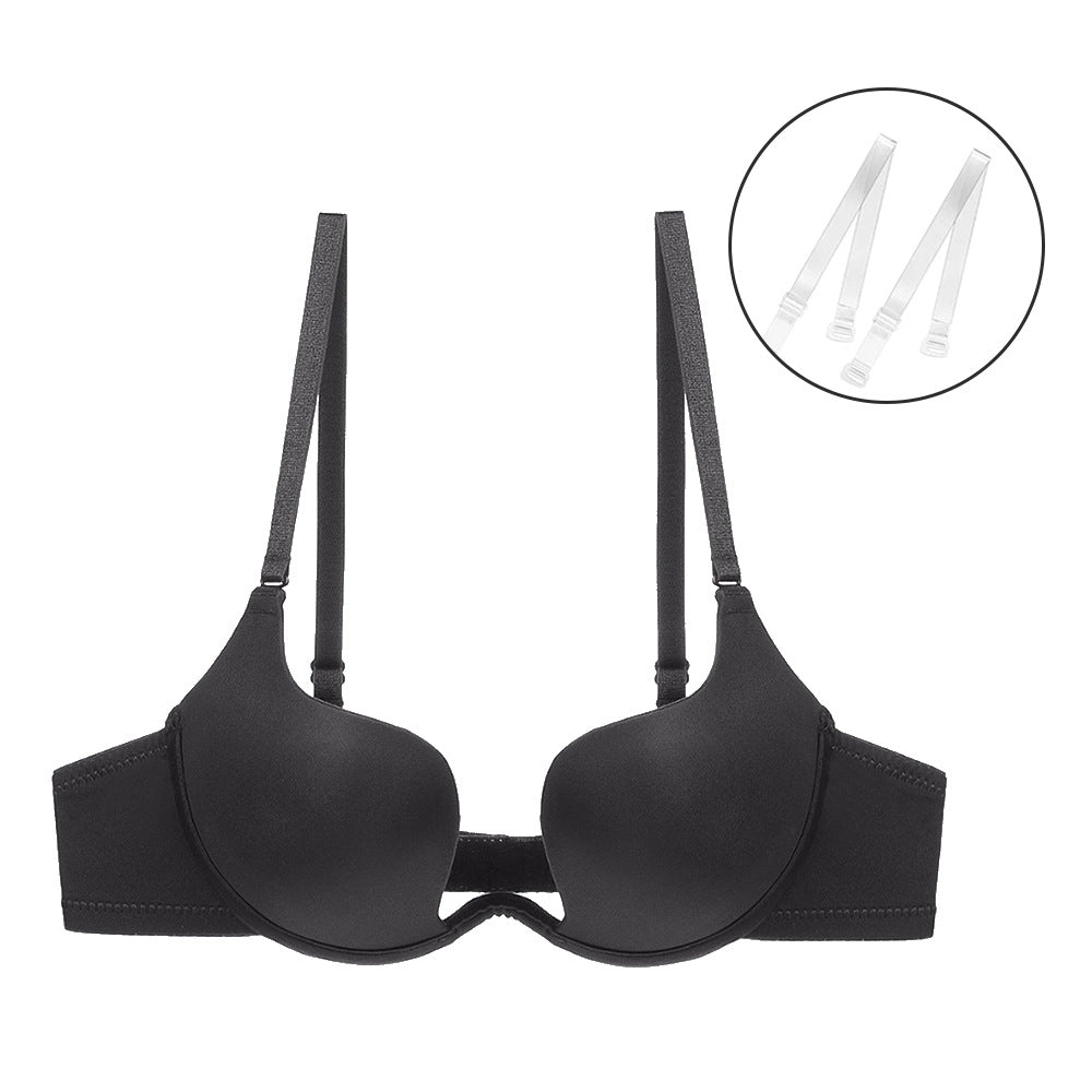 U Shaped Three Shoulder Strap Bra
