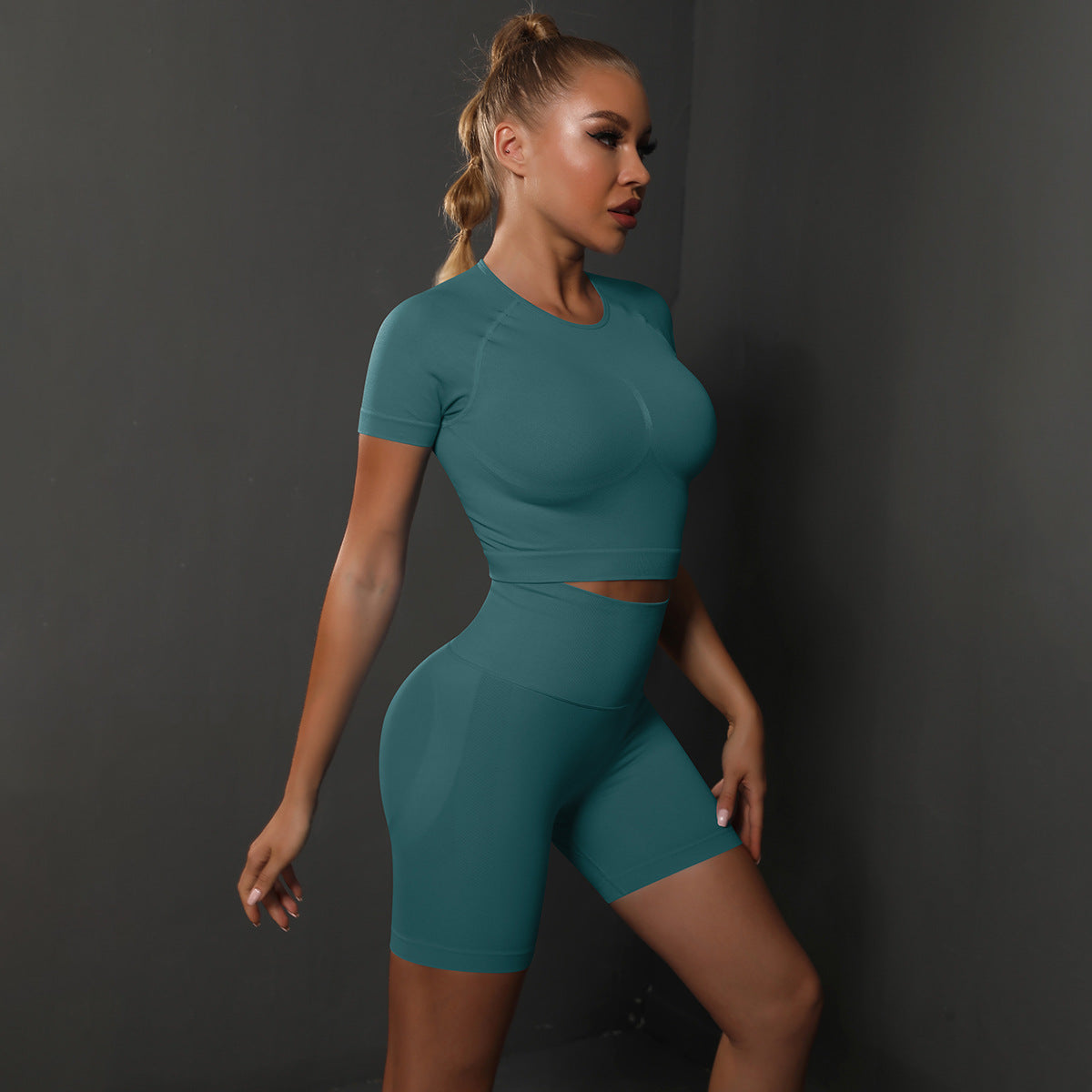 Summer Seamless Two Piece Active Set