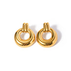 Internet 18K Gold Plated Non-Fading Earrings