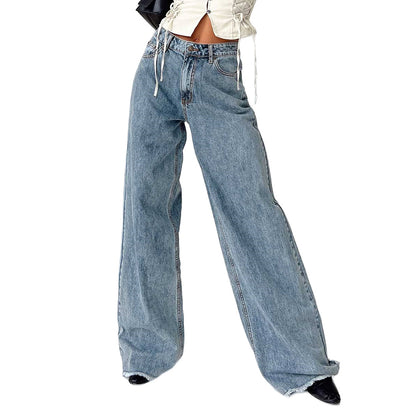 Wide Leg Denim Jeans