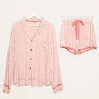Pink Loungewear Pajamas Set