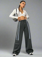 Retro Casual Track Sweatpants