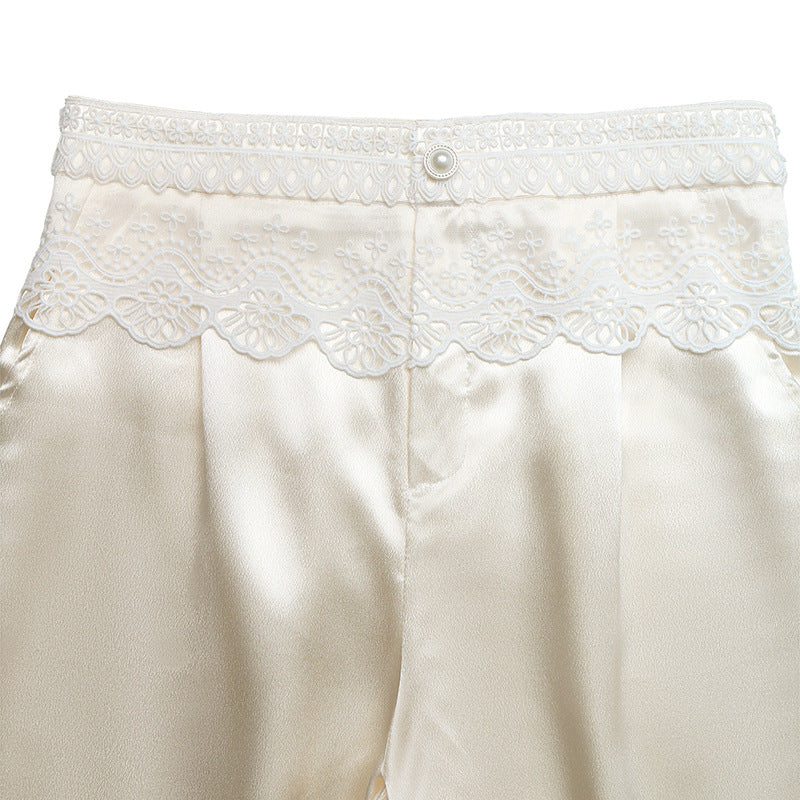 Lux Satin Wide Leg Pants