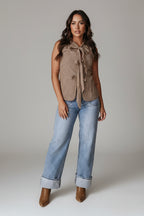 Mid Waist Straight Jeans