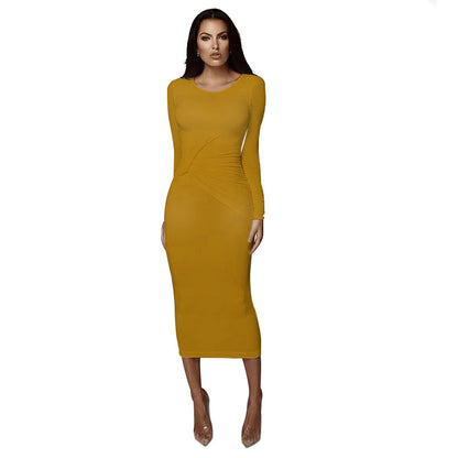 Sheath Mid-Length Slimming Dress